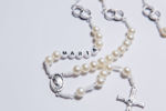 Imagen de Pearl wedding rosary - K294