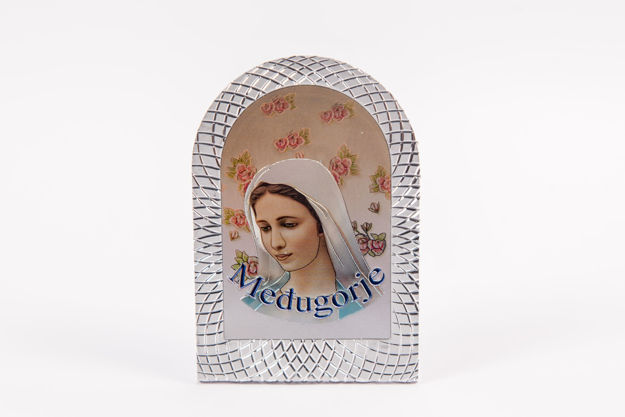 Picture of PVC Međugorje Icon on a stand - oval 2