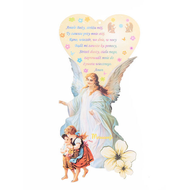 Picture of Angel of God - icon on Polish language