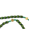 Imagen de Wooden rosary with gold cross and Saint Benedict medals