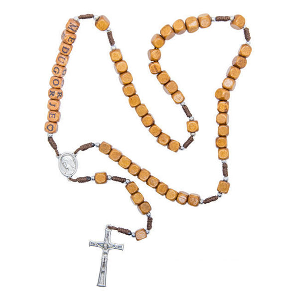 Imagen de Wooden square rosary