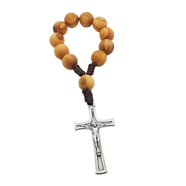 Imagen de Single decade olive wood rosary M21K