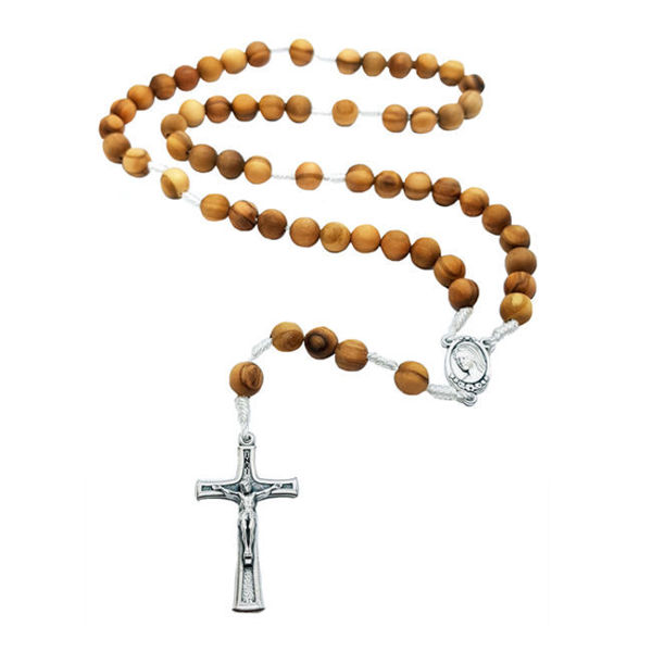 Picture of Olive wood rosary - M11K