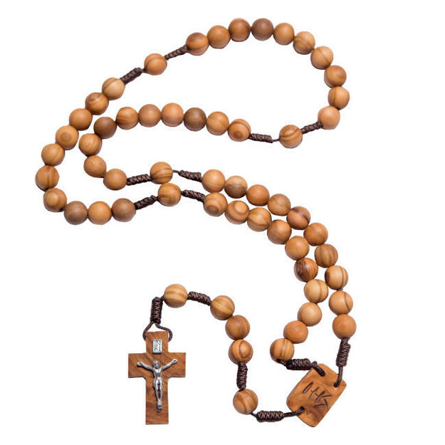 Picture of Olive wood rosary M24K