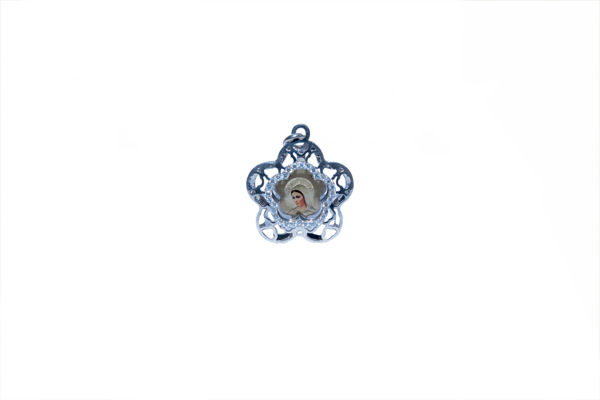 Imagen de Our Lady flower silver pendant 212/4