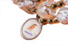Imagen de Plastic rose beads bracelet-rosary with Our Lady medal
