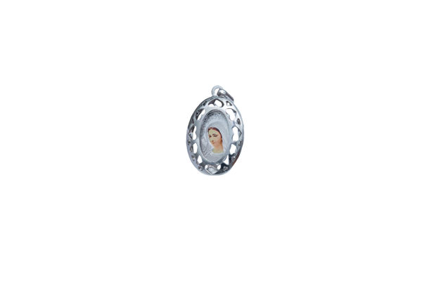 Imagen de Our Lady oval silver pendant 212/1