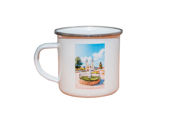 Imagen de White cup SM-5 - Medjugorje with Our Lady message