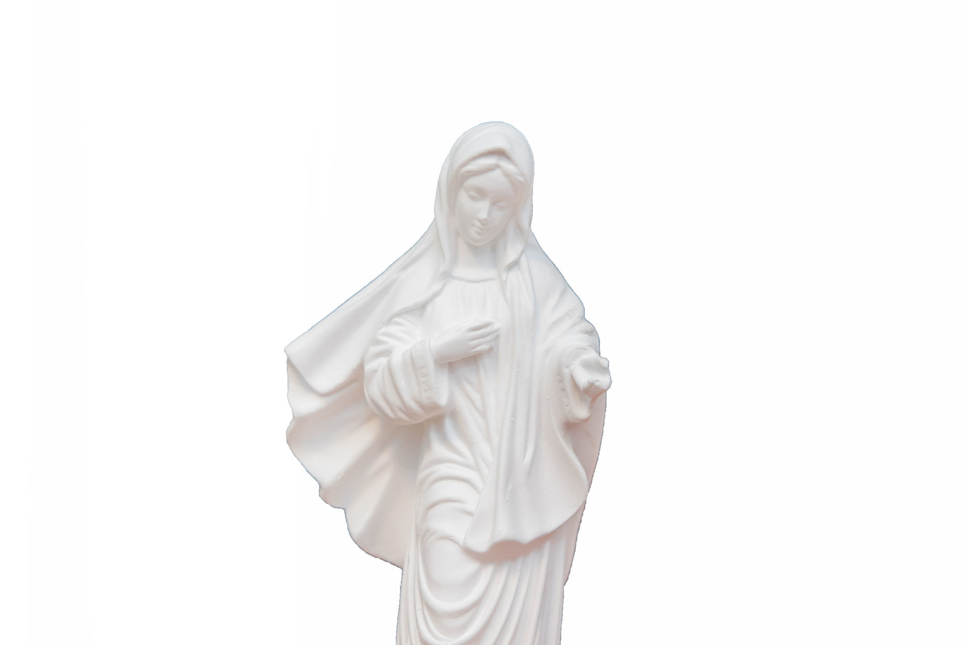 Statue of Our Lady of Medjugorje, white | Official Parish Medjugorje ...