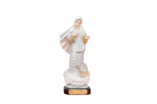 Picture of Statue of Our Lady of Medjugorje, gray