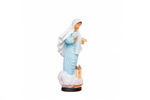 Picture of Statue of Our Lady of Medjugorje, blue with church