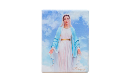 Imagen de Nuestra Señora de Medjugorje, Icono en madera (200x150)