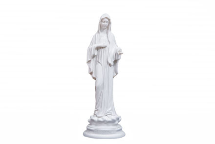 Picture of Statue of Our Lady of Medjugorje- Stone dust (white)