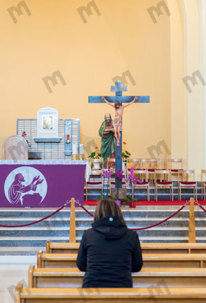 Picture of Church prayer- Stock Image for Download