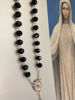 Imagen de Rosario de cristal con medalla de Nuestra Señora y Jesus Misericordioso