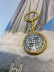Picture of Key chain- Saint Benedict (gold)