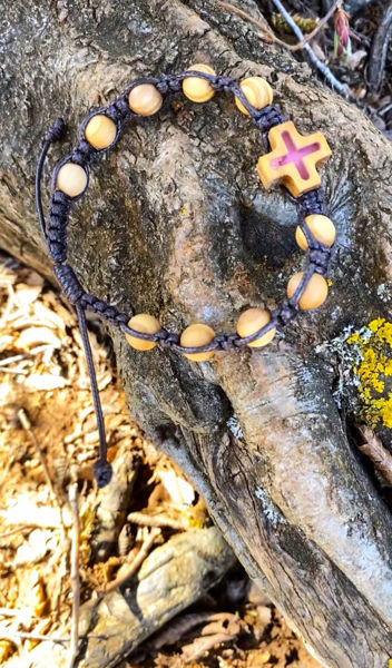 Picture of One decade bracelet with pink cross