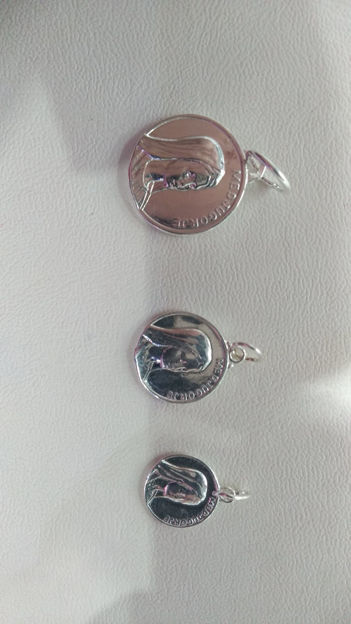 Picture of Our  Lady of Medjugorje silver medal (reserved)