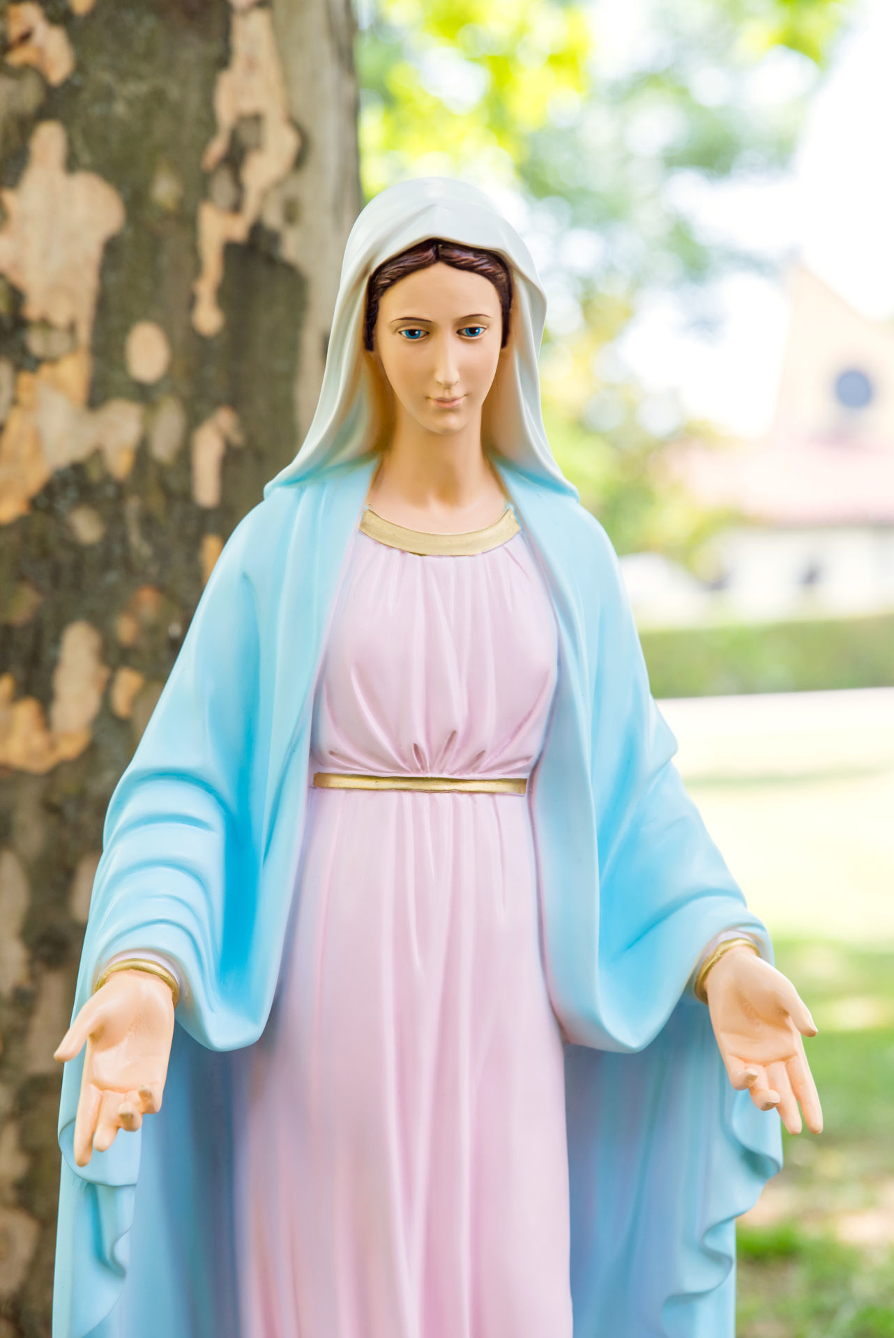 Our Lady statue as in Tihaljina, 77 cm Official Parish Medjugorje