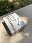 Imagen de Rosario de plata, largo, multicolor - Medjugorje 925/rosary4