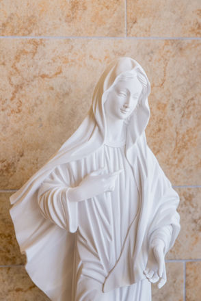 Picture of Our Lady white statue for interiors and outdoor (60cm)
