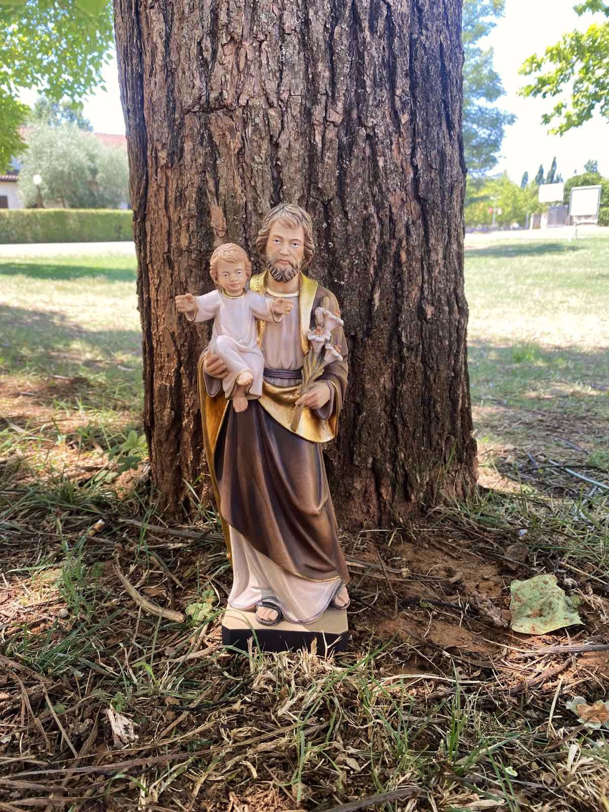 Saint Joseph with child Jesus statue Official Parish Medjugorje