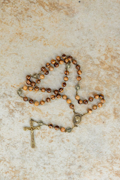 Picture of Baroque Rosary on a wire