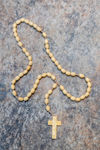 Picture of Simple wooden rosary in 4 colours