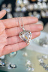 Picture of Gospa- Heart silver pendant