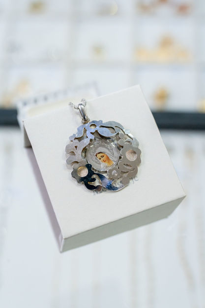 Picture of Gospa- Flower silver pendant