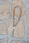 Picture of Rosary with stone, olive wood and job's tears beads