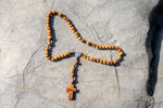 Picture of Rosary olive wood - St Benedict medal