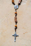 Picture of Wooden heart beads rosary