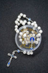 Picture of Round stone beads rosary in a box