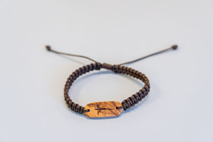 Picture of Braided bracelet with Cross