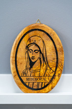 Picture of Olive wood image of Our Lady