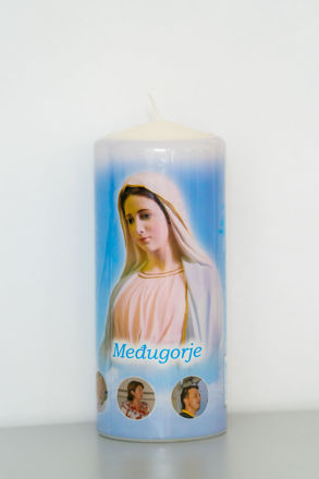 Picture of Candle Medjugorje Gospa
