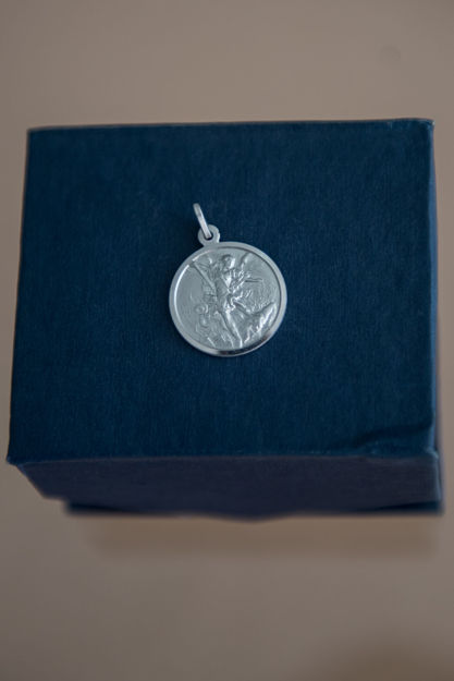 Picture of Silver Saint Michael Archangel Medal