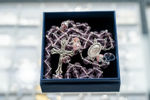 Picture of Crystal Glass Rosary - Rose