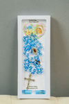 Picture of Crystal Glass Rosary - Blue